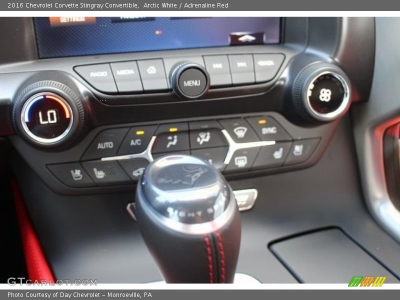 Arctic White / Adrenaline Red 2016 Chevrolet Corvette Stingray Convertible