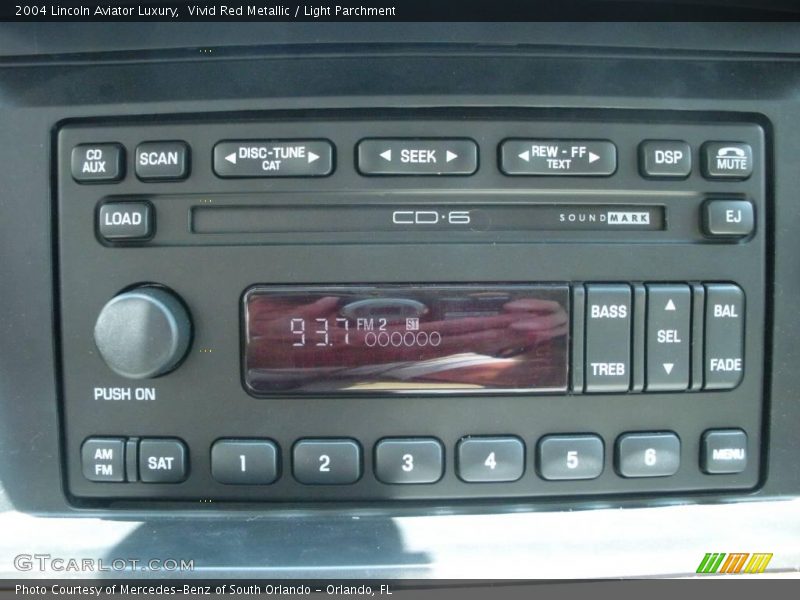 Vivid Red Metallic / Light Parchment 2004 Lincoln Aviator Luxury