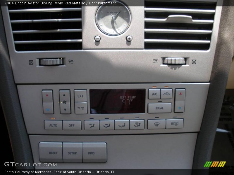Vivid Red Metallic / Light Parchment 2004 Lincoln Aviator Luxury
