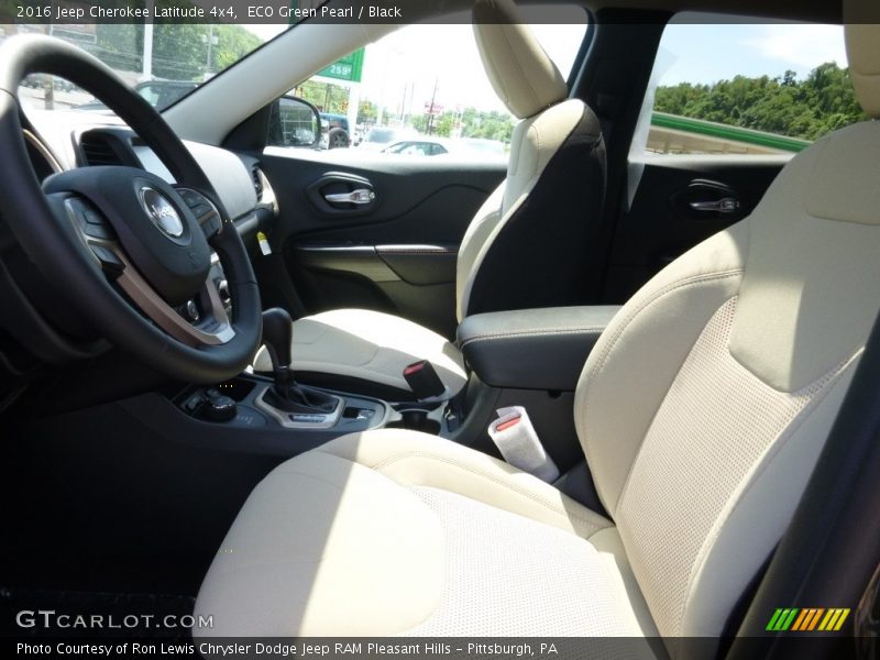 ECO Green Pearl / Black 2016 Jeep Cherokee Latitude 4x4