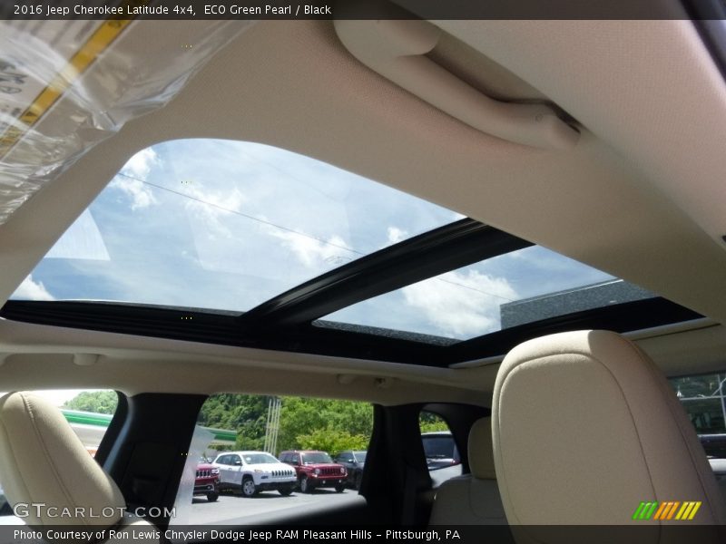 ECO Green Pearl / Black 2016 Jeep Cherokee Latitude 4x4