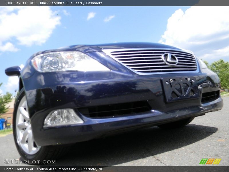 Black Sapphire Blue Pearl / Cashmere 2008 Lexus LS 460