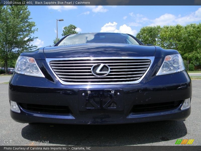 Black Sapphire Blue Pearl / Cashmere 2008 Lexus LS 460
