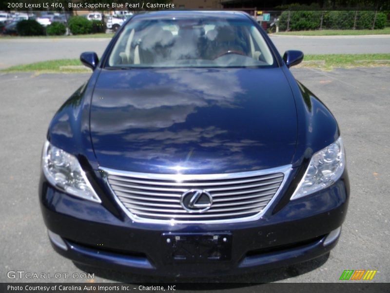 Black Sapphire Blue Pearl / Cashmere 2008 Lexus LS 460