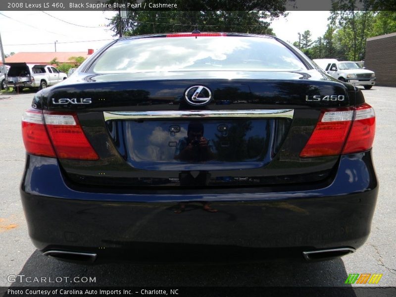 Black Sapphire Blue Pearl / Cashmere 2008 Lexus LS 460