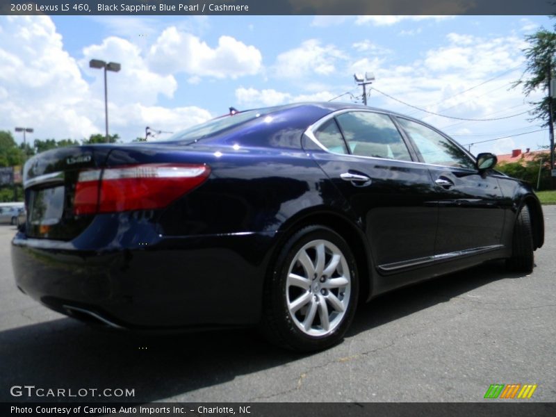 Black Sapphire Blue Pearl / Cashmere 2008 Lexus LS 460