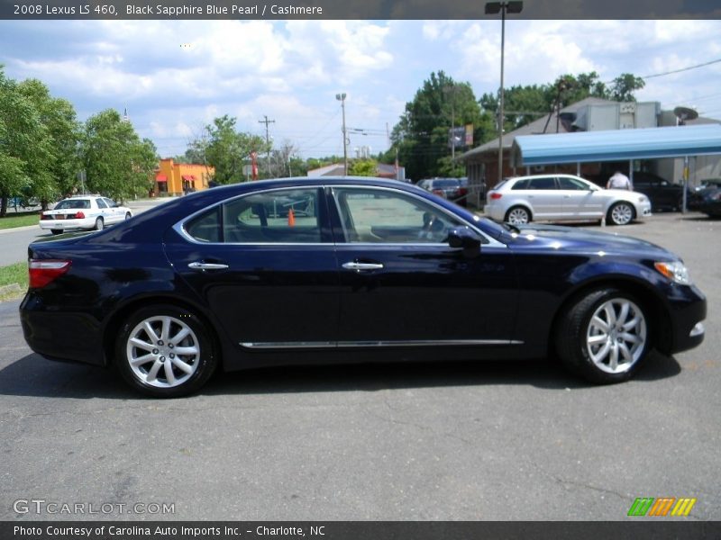 Black Sapphire Blue Pearl / Cashmere 2008 Lexus LS 460