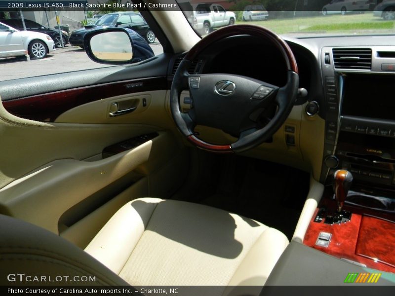Black Sapphire Blue Pearl / Cashmere 2008 Lexus LS 460