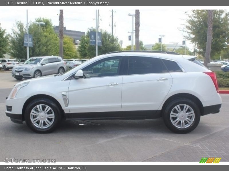 Radiant Silver Metallic / Ebony/Ebony 2012 Cadillac SRX FWD