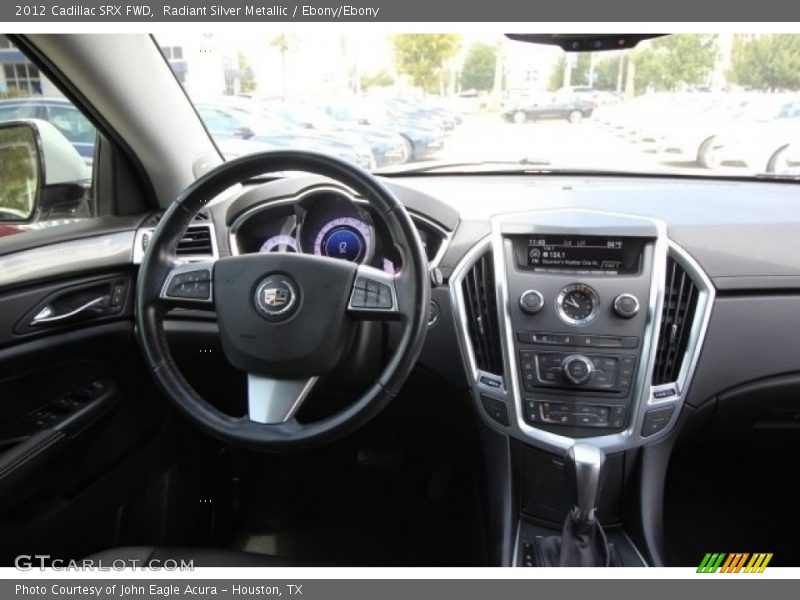 Radiant Silver Metallic / Ebony/Ebony 2012 Cadillac SRX FWD