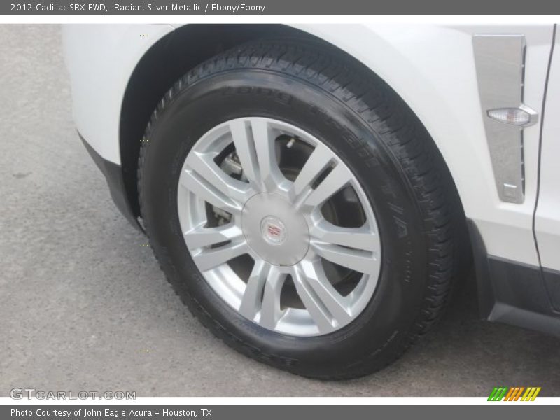 Radiant Silver Metallic / Ebony/Ebony 2012 Cadillac SRX FWD