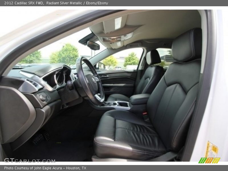 Radiant Silver Metallic / Ebony/Ebony 2012 Cadillac SRX FWD