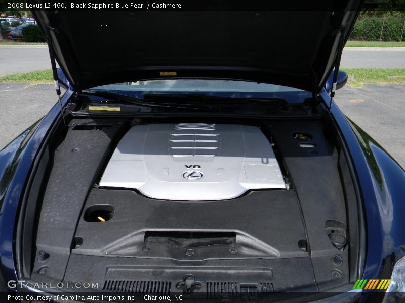 Black Sapphire Blue Pearl / Cashmere 2008 Lexus LS 460