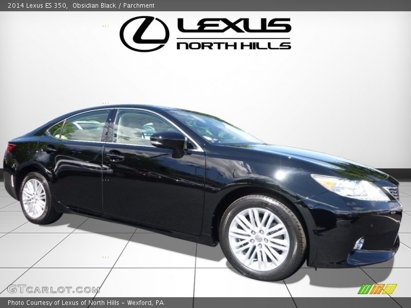 Obsidian Black / Parchment 2014 Lexus ES 350