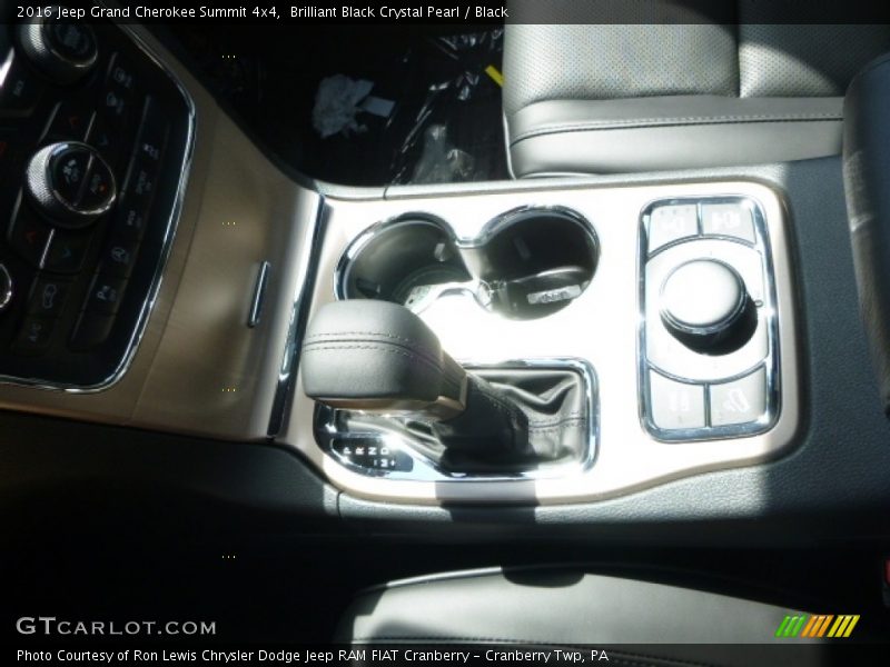 Brilliant Black Crystal Pearl / Black 2016 Jeep Grand Cherokee Summit 4x4