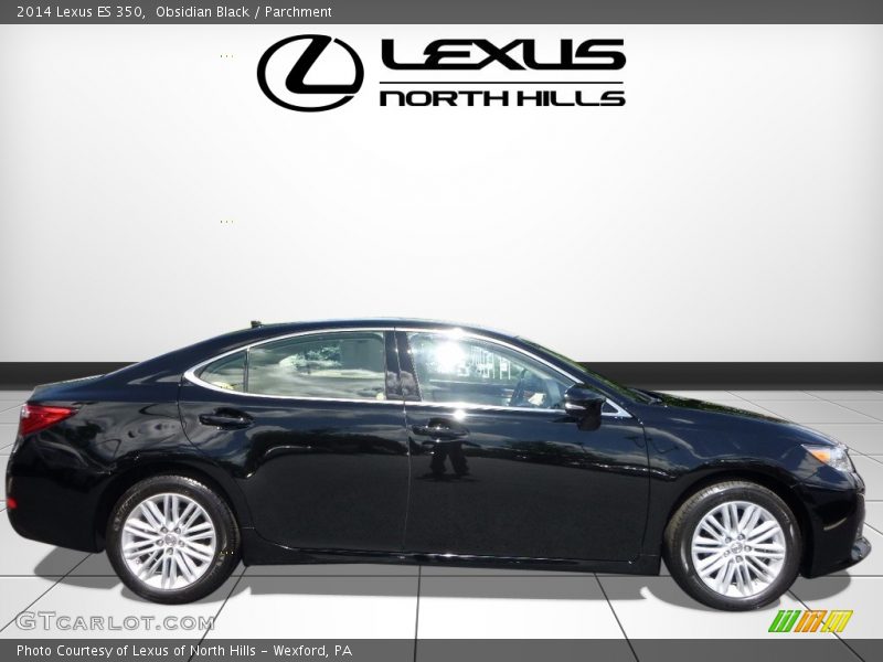 Obsidian Black / Parchment 2014 Lexus ES 350