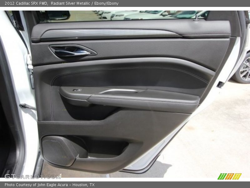 Radiant Silver Metallic / Ebony/Ebony 2012 Cadillac SRX FWD