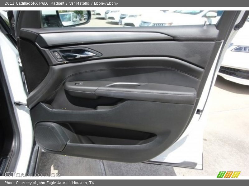 Radiant Silver Metallic / Ebony/Ebony 2012 Cadillac SRX FWD