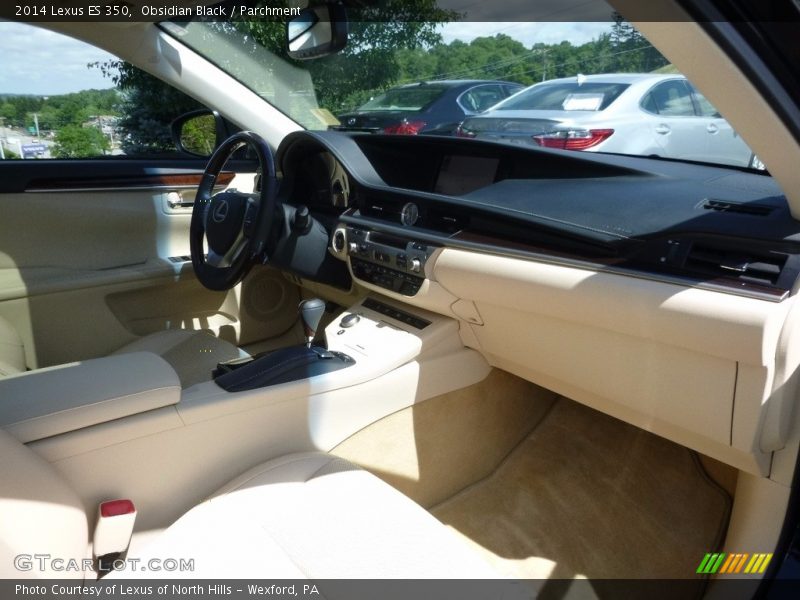 Obsidian Black / Parchment 2014 Lexus ES 350
