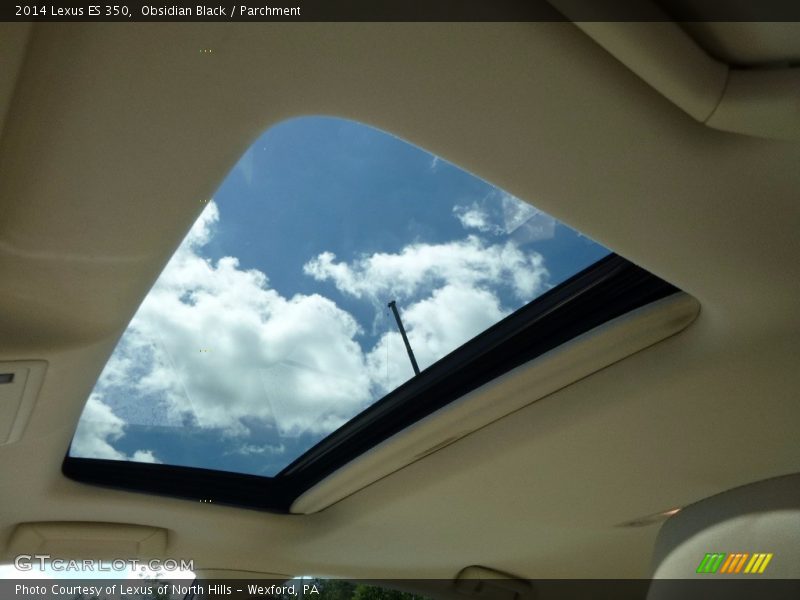 Obsidian Black / Parchment 2014 Lexus ES 350