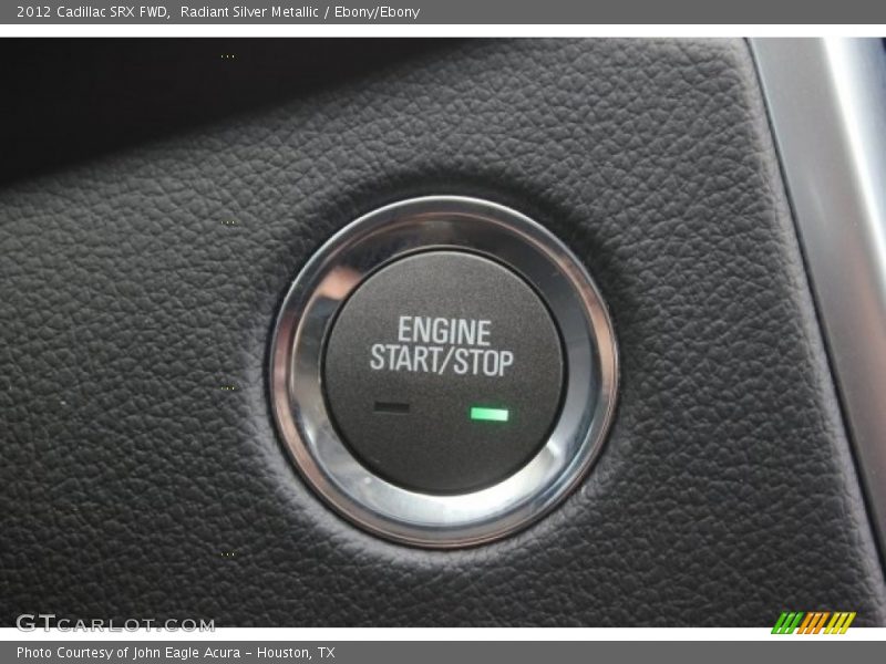 Radiant Silver Metallic / Ebony/Ebony 2012 Cadillac SRX FWD