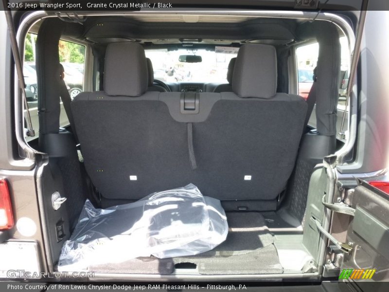 Granite Crystal Metallic / Black 2016 Jeep Wrangler Sport