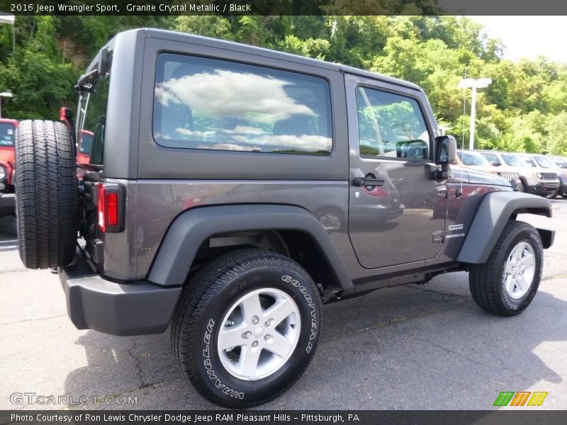 Granite Crystal Metallic / Black 2016 Jeep Wrangler Sport