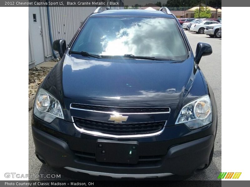 Black Granite Metallic / Black 2012 Chevrolet Captiva Sport LS