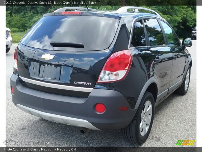 Black Granite Metallic / Black 2012 Chevrolet Captiva Sport LS