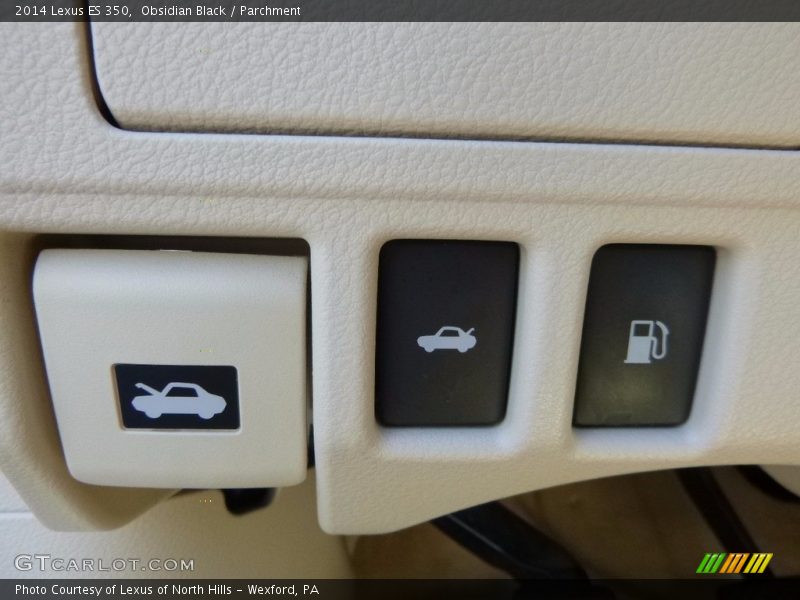Obsidian Black / Parchment 2014 Lexus ES 350