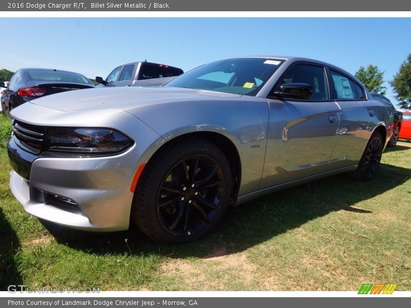 Billet Silver Metallic / Black 2016 Dodge Charger R/T