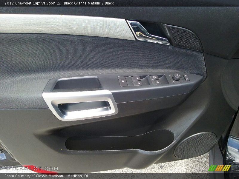 Black Granite Metallic / Black 2012 Chevrolet Captiva Sport LS