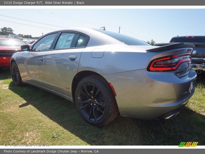 Billet Silver Metallic / Black 2016 Dodge Charger R/T