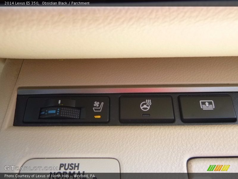 Obsidian Black / Parchment 2014 Lexus ES 350