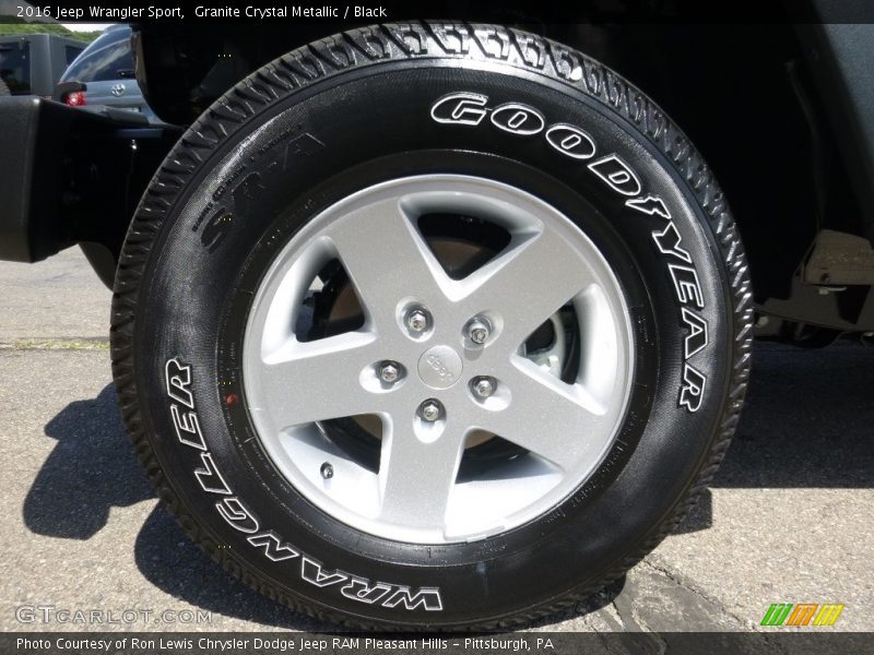 Granite Crystal Metallic / Black 2016 Jeep Wrangler Sport