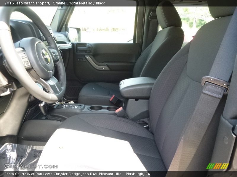 Granite Crystal Metallic / Black 2016 Jeep Wrangler Sport