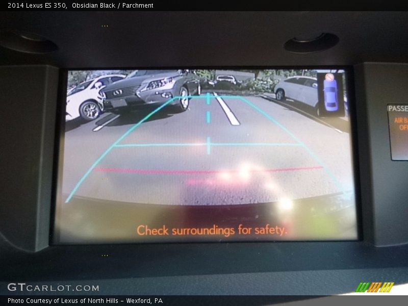 Obsidian Black / Parchment 2014 Lexus ES 350