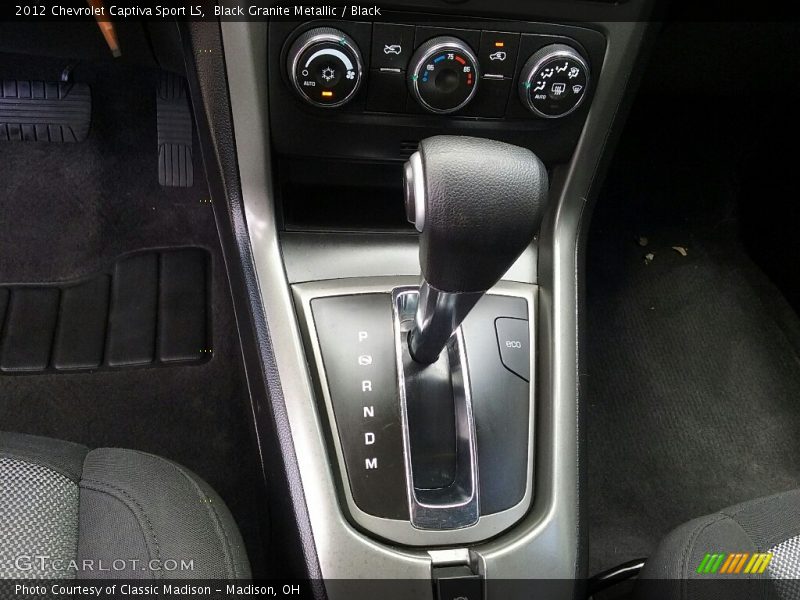 Black Granite Metallic / Black 2012 Chevrolet Captiva Sport LS