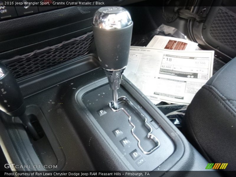 Granite Crystal Metallic / Black 2016 Jeep Wrangler Sport