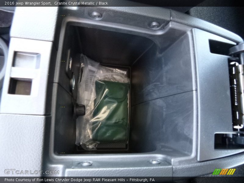 Granite Crystal Metallic / Black 2016 Jeep Wrangler Sport