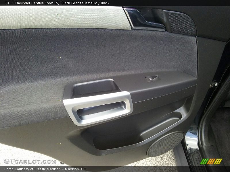 Black Granite Metallic / Black 2012 Chevrolet Captiva Sport LS