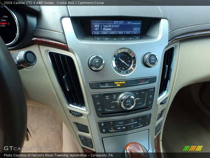 Crystal Red / Cashmere/Cocoa 2009 Cadillac CTS 4 AWD Sedan