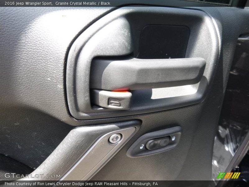 Granite Crystal Metallic / Black 2016 Jeep Wrangler Sport