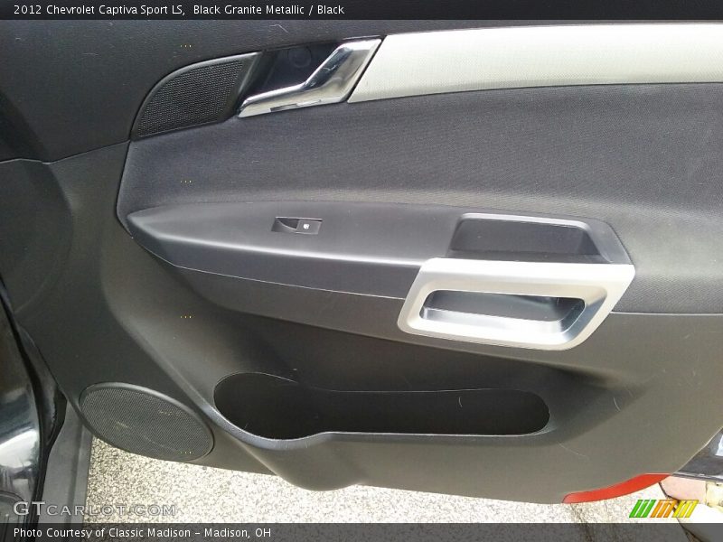 Black Granite Metallic / Black 2012 Chevrolet Captiva Sport LS