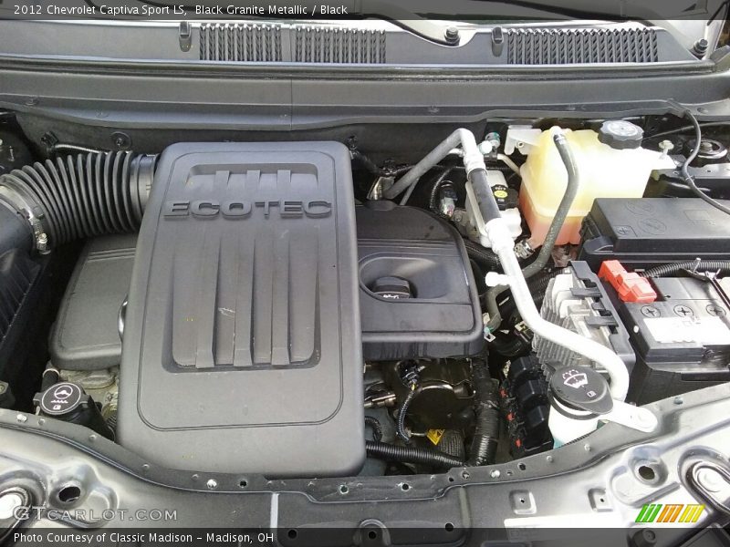 Black Granite Metallic / Black 2012 Chevrolet Captiva Sport LS