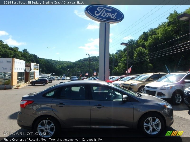 Sterling Gray / Charcoal Black 2014 Ford Focus SE Sedan