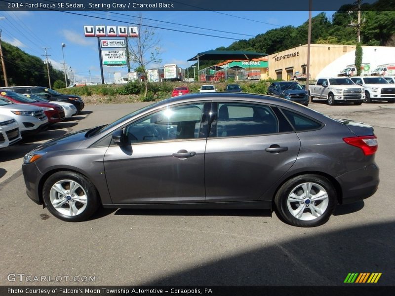 Sterling Gray / Charcoal Black 2014 Ford Focus SE Sedan