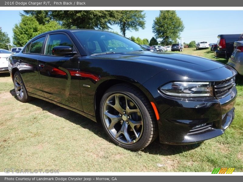 Pitch Black / Black 2016 Dodge Charger R/T