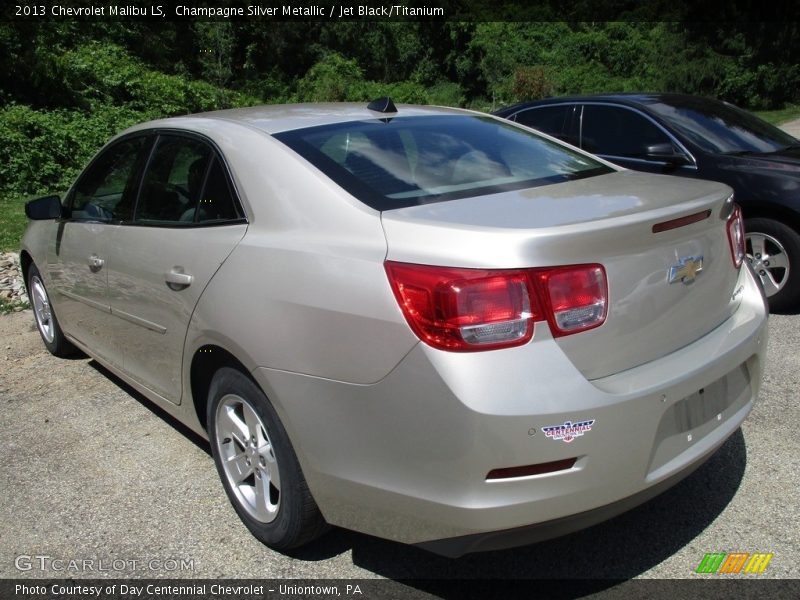 Champagne Silver Metallic / Jet Black/Titanium 2013 Chevrolet Malibu LS