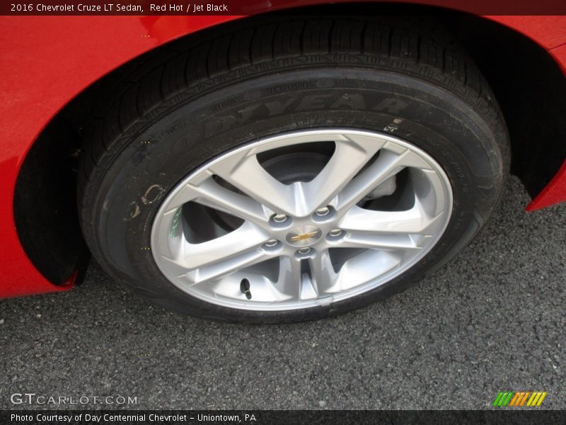 Red Hot / Jet Black 2016 Chevrolet Cruze LT Sedan
